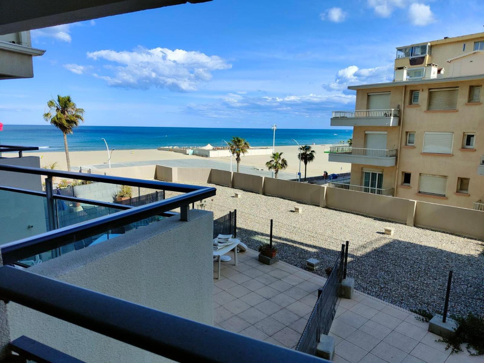 Studio Cosy Climatise Vue Mer Canet Plage 3Etoiles ภายนอก รูปภาพ