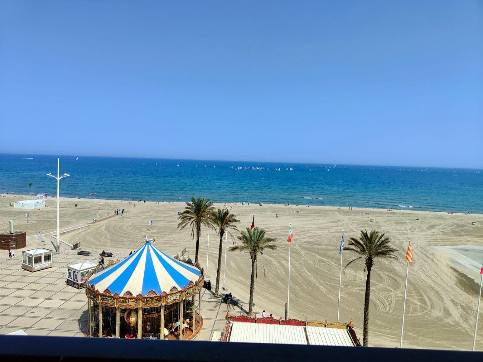 Studio Cosy Climatise Vue Mer Canet Plage 3Etoiles ภายนอก รูปภาพ